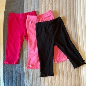 Lot of Baby leggings pants three pair 3-6 months